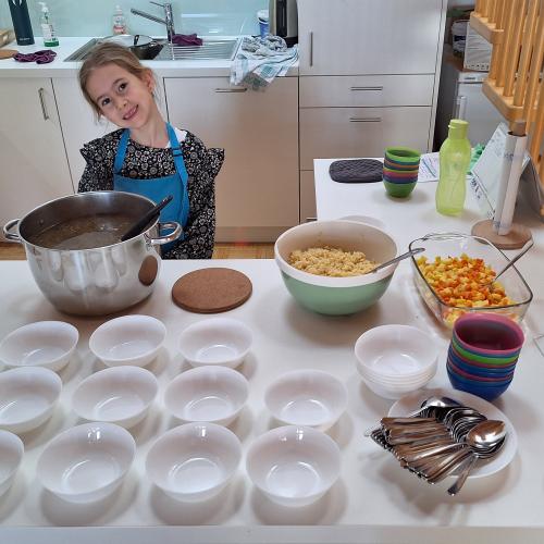 Gesunde Jause der 1. Klasse