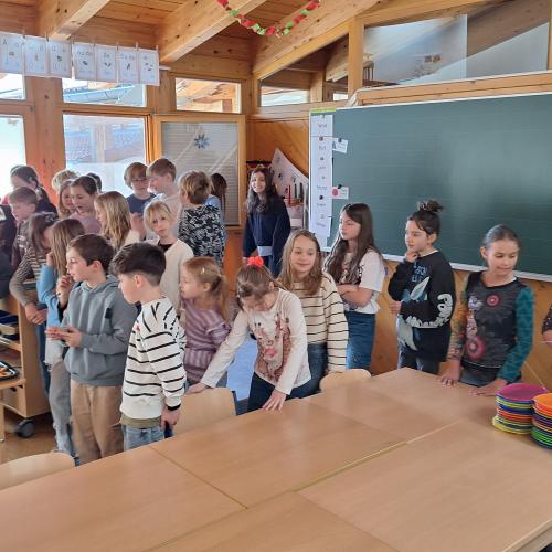 Gesunde Jause der 1. Klasse