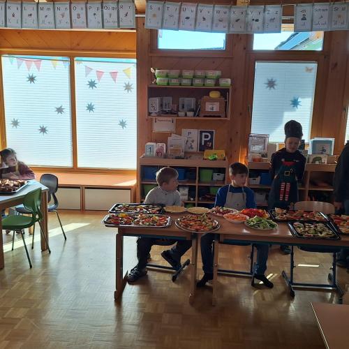 Gesunde Jause der 1. Klasse