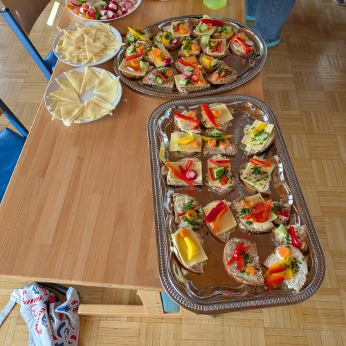 Gesunde Jause der 1. Klasse