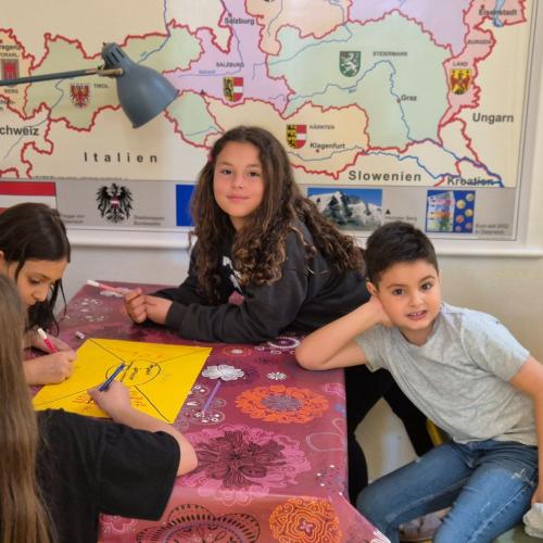 Erarbeitung der Themen in altersgemischten Gruppen 