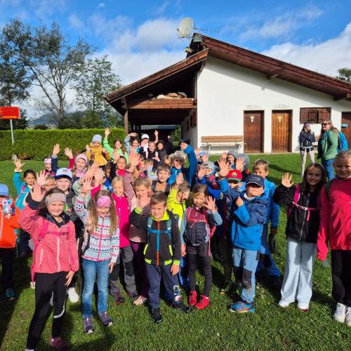 Juhu, am Badesee angekommen! 