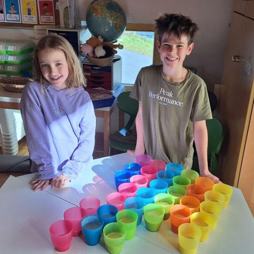 Die 3. Stufe bereitet die gesunde Jause zu