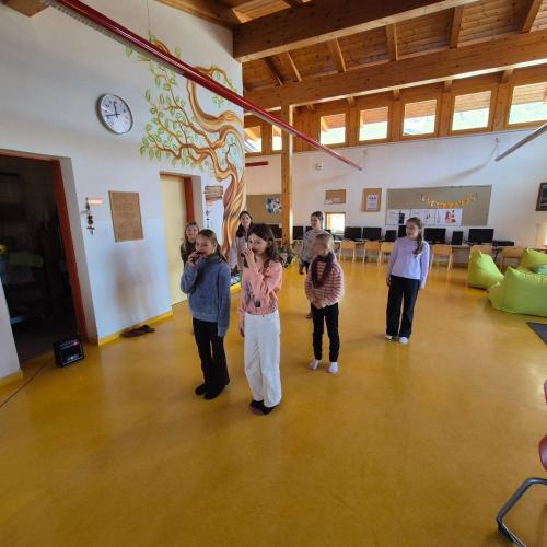 Probe für die Weihnachtsaufführung