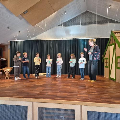 Probe für die Weihnachtsaufführung