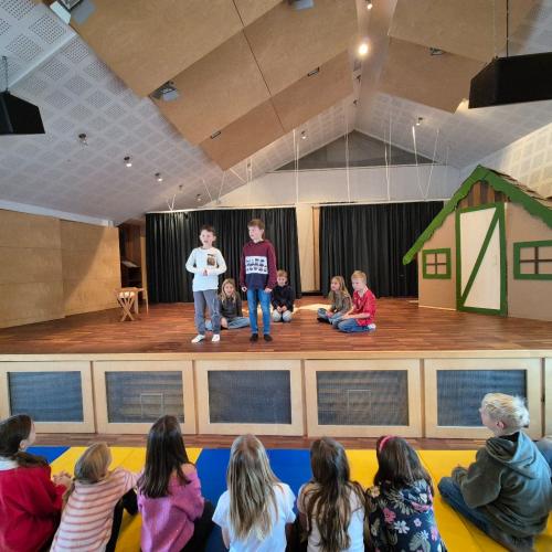 Probe für die Weihnachtsaufführung