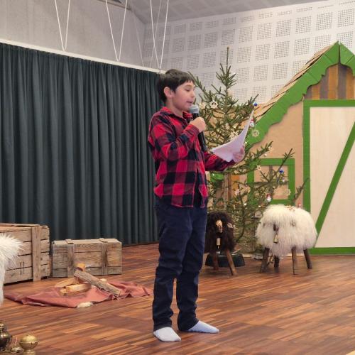 Probe für die Weihnachtsaufführung