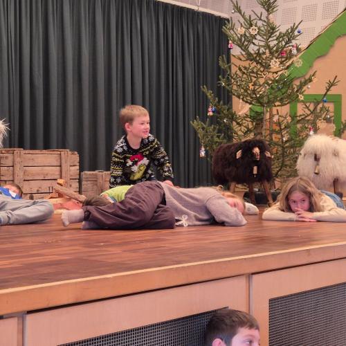 Probe für die Weihnachtsaufführung