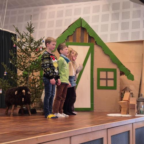 Probe für die Weihnachtsaufführung