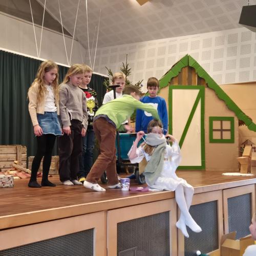 Probe für die Weihnachtsaufführung