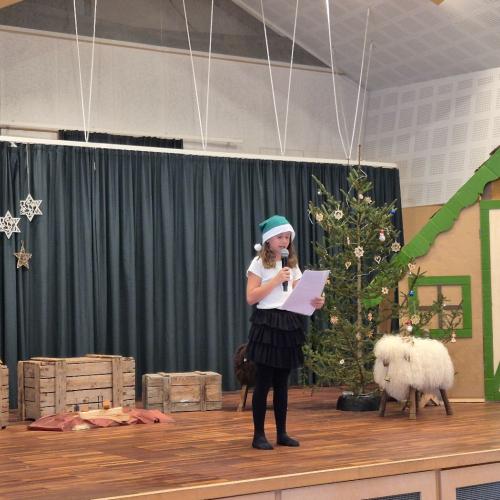 Probe für die Weihnachtsaufführung