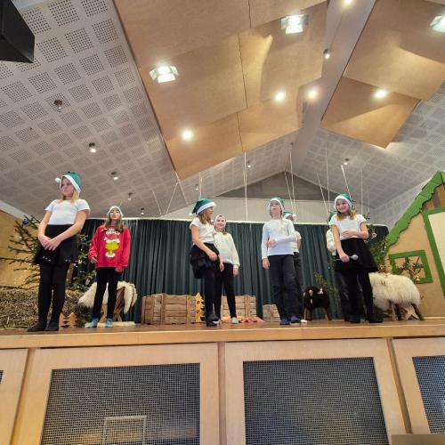 Probe für die Weihnachtsaufführung