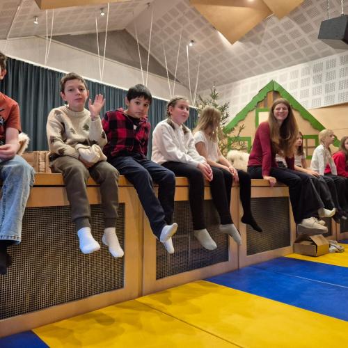 Probe für die Weihnachtsaufführung