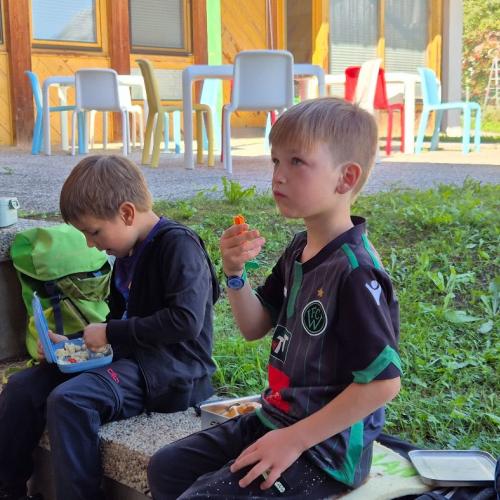 zurück in der Schule