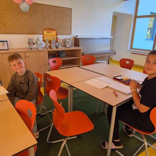 Lernen in der Aula 