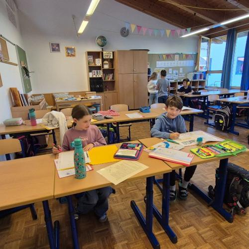 ..und im Klassenraum 