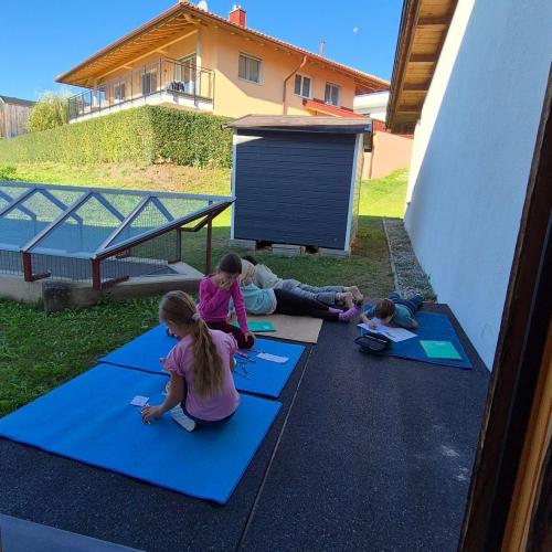 Lernen im Freien macht Spaß 