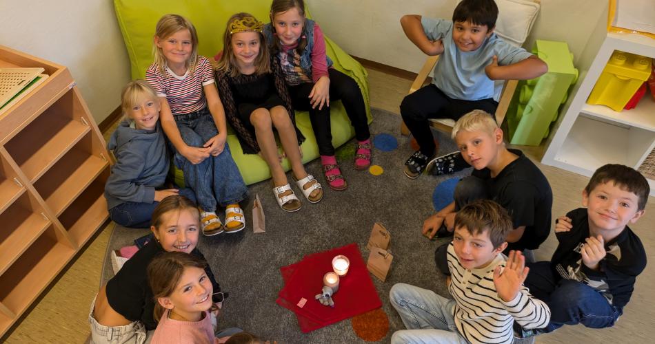 Geburtstagsfeier in der Klasse