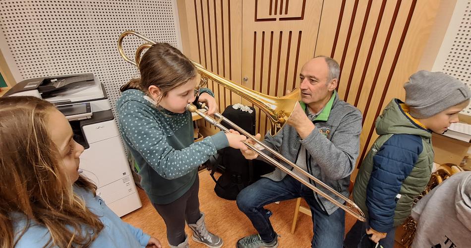 Besuch im Musikprobelokal