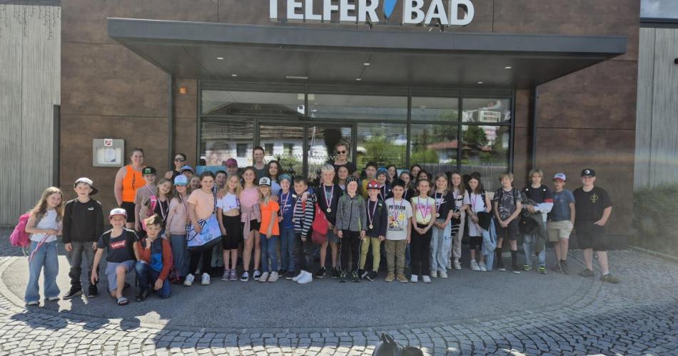 Schwimmwoche Gruppenfoto