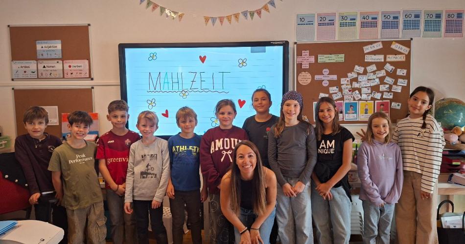 Die 3. Stufe bereitet die gesunde Jause zu