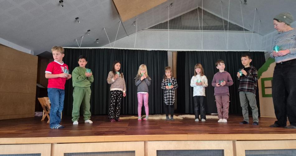 Probe für die Weihnachtsaufführung