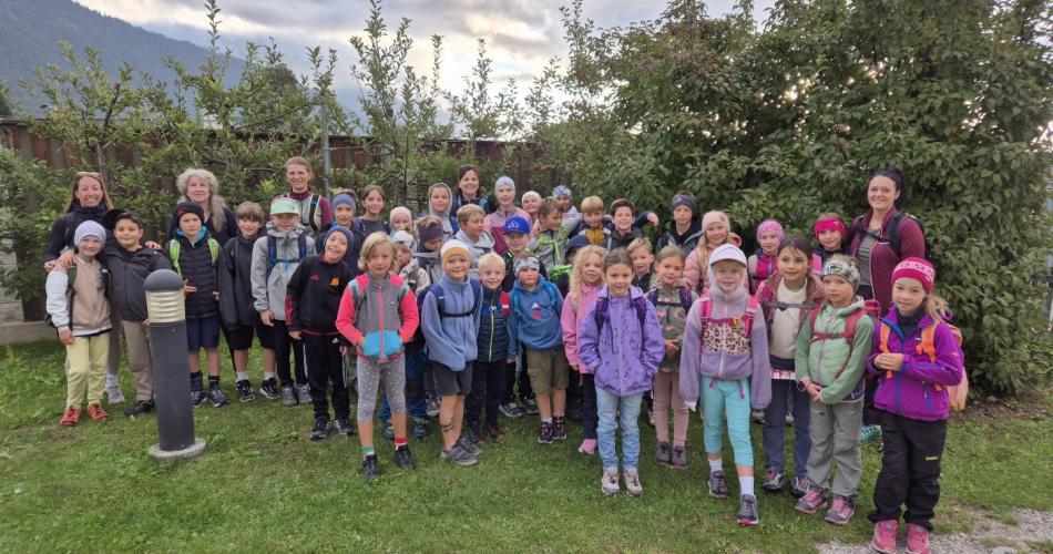 Gruppenfoto erster Wandertag 